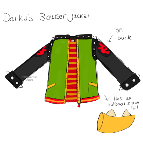 Finally Got This Design Down After Months And Months! And Im Drawing Darku Wearing It :3c