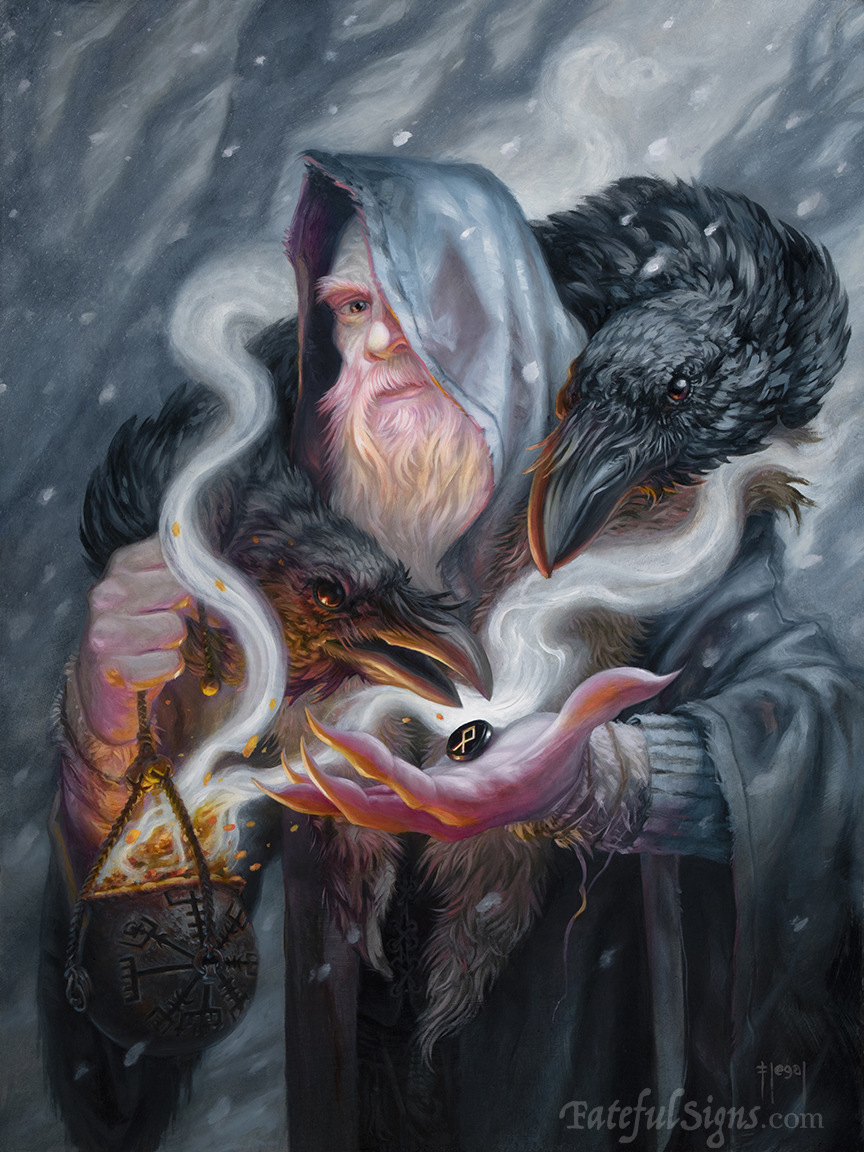 samuelflegal: “ https://www.fatefulsigns.com/ Odin as Shaman ““Then began I to thrive, and wisdom to get, I grew and well I was; Each word led me on to another word, Each deed to another deed.” – Hávamál, Verse 142, Bellows Translation ” Odin is a...