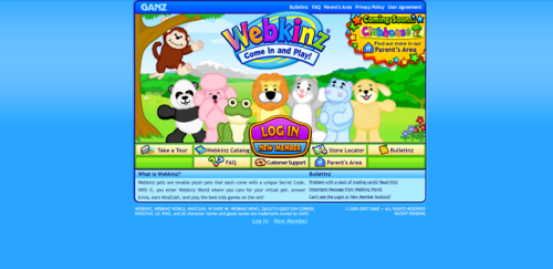 webkinz 2007