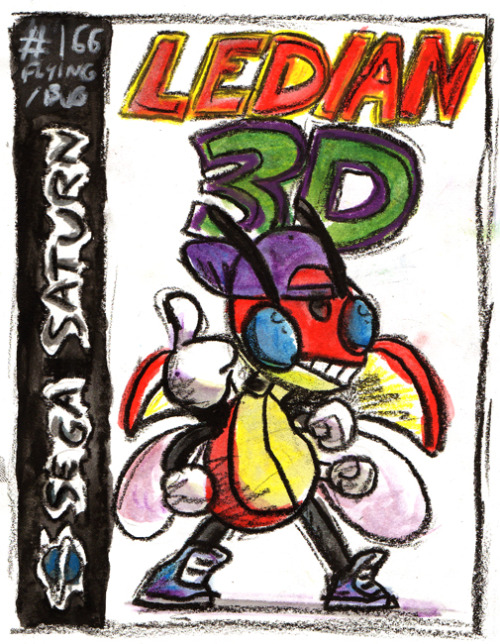 lloydjonesillustration: Ledian looks like it belongs in the wrong game. It looks like the protagonis