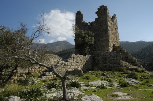 ancientgreecebuildings: Ruins of Aigosthena fortress, Megara*4th / 3rd century BCE* More Info (and p