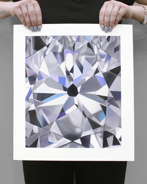 My Antique Pear Cut diamond print is now available at angiecrabtree.com/store! (Link in bio) Her nam