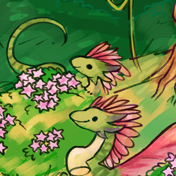 zif-dragons: “we grew these for you!” happy greenskeeper gathering!