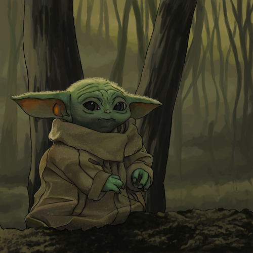 baby yoda fanart