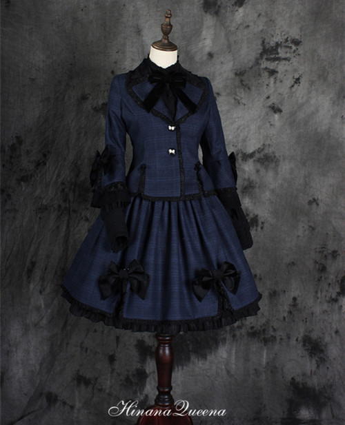 my-lolita-dress: #lolitaupdate HinanaQueena ~Classic Lolita Suit Coat + Skirt New Added Colors^_^Lin