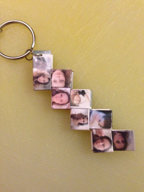 naiadidae I made a keyring with all your selfies, as a late birthday present. Happy birthday!!