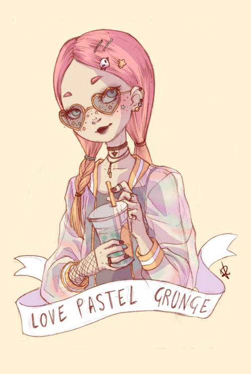 rossellavicari:Love pastel grunge!