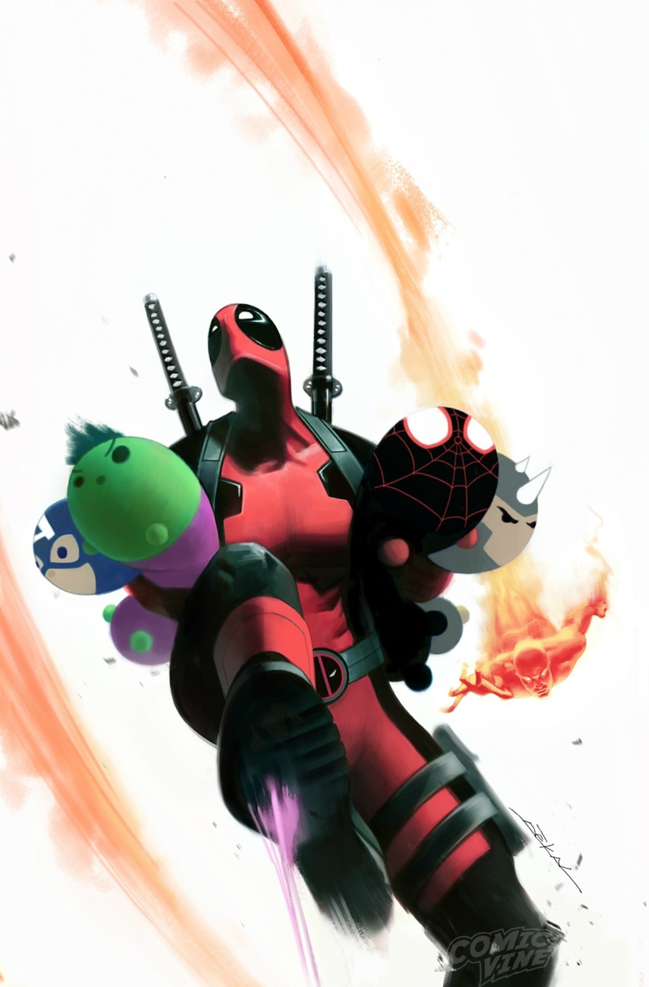 ultradude13:  Tsum Tsums invade the Marvel Universe! 