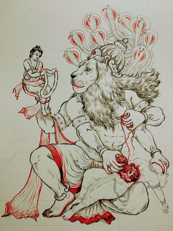 Narasimha Avatar by incrediblepjl on DeviantArt