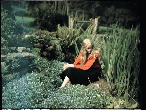 fawnvelveteen:Mervyn O'Gorman (1871-1958), Portrait of Christina in a Garden.© The Royal Photog