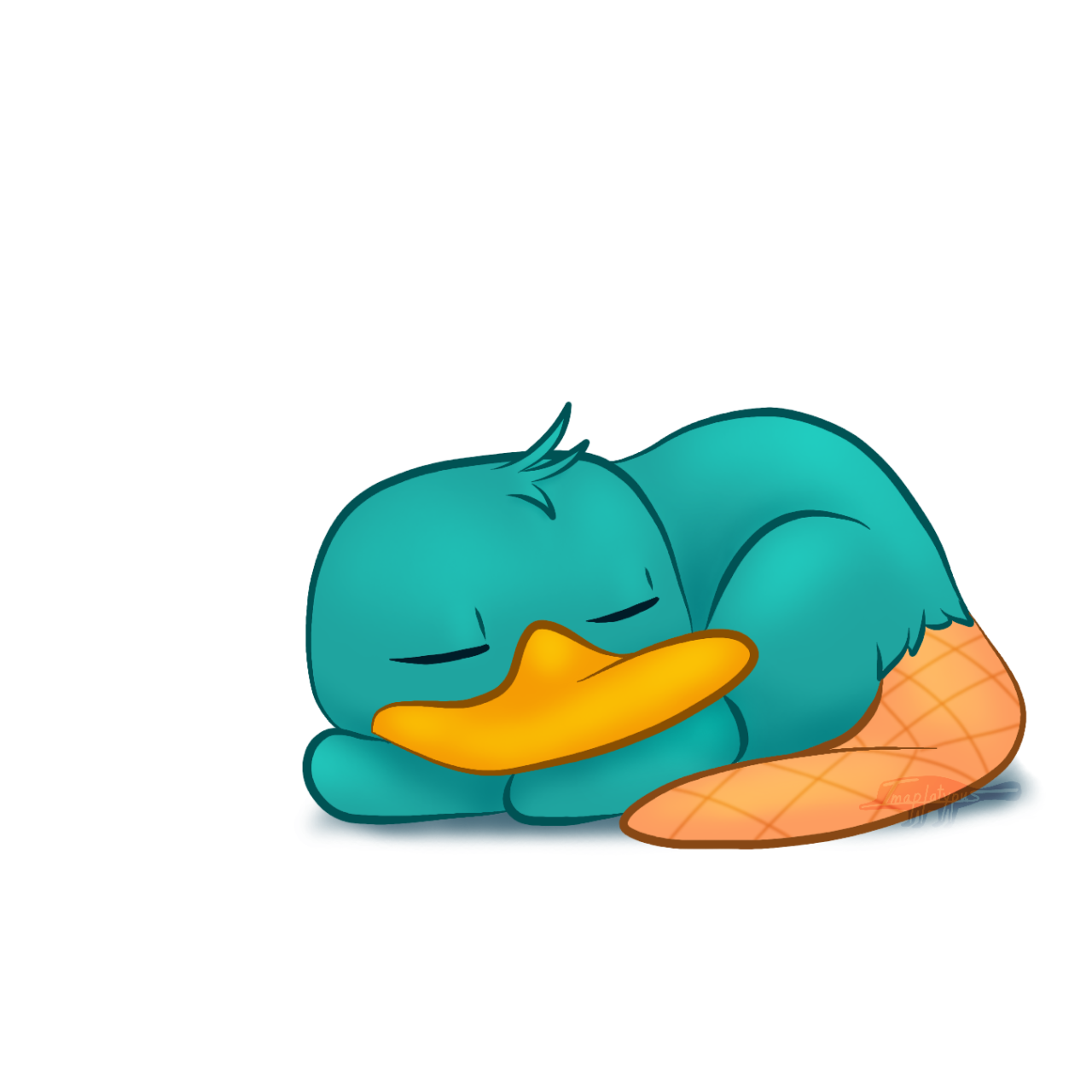 randomnightlord:
“ therealslimshady:
“ randomnightlord:
“ imaplatypus-art:
“A good boy taking a well deserved nap
”
A napping Platypus?
” ”
PERRY THE NAPPING PLATYPUS!  ”