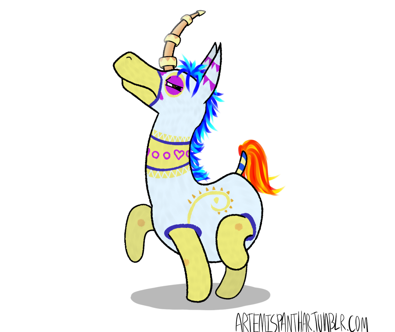  Daily Piñata - Day 14 - Chewnicorn 