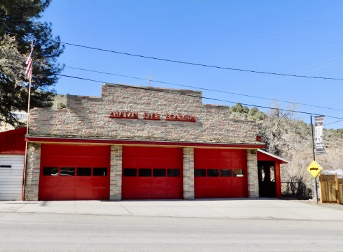 Austin Fire Station, Lander County, Nevada, 2020.