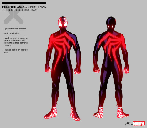 X-MEN HELLFIRE GALA 2022 ❌ Here are my character designs for Scarlet Witch, Spider-Man, She-Hulk, Ga