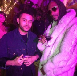 thexoloft:  The Weeknd x Snoop Dogg