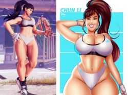 chunliryona:This Chun-Li mod going around