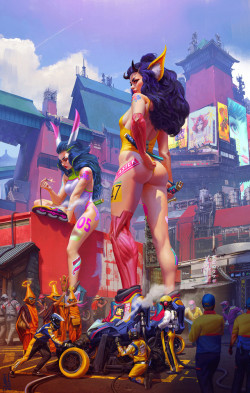 thecollectibles:    Skating Giants: Race Day by  ibrahem swaid  