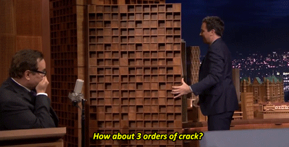 fallontonight:  While Jimmy was writing his adult photos