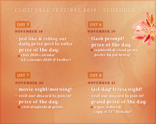 clotiweek: The Cloti Fall Festival Is Almost Here!And we hope you can join us! We have a lot planned