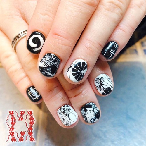 Japanese style nail arts！Produced by @nailsalonavarice_harajuku Call us for appointments!!(+81)3-643