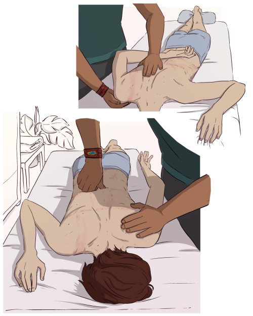I keep returning to this one fic called “Your hands on my body” by @undercityviktor on A