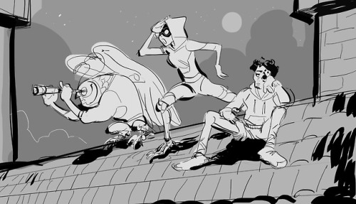 just realized i forgot to post these! this was a commission for @kaboom-ayethanks man!!