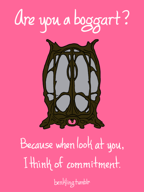 nudityandnerdery:benkling:Here. Here. Here are some rejected Harry Potter Valentines I made today.Th