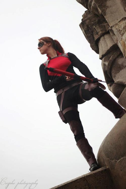 gingerkittycosplay:Genderbent Red Arrow- Young JusticeSo over the weekend I had an AMAZING photoshoo