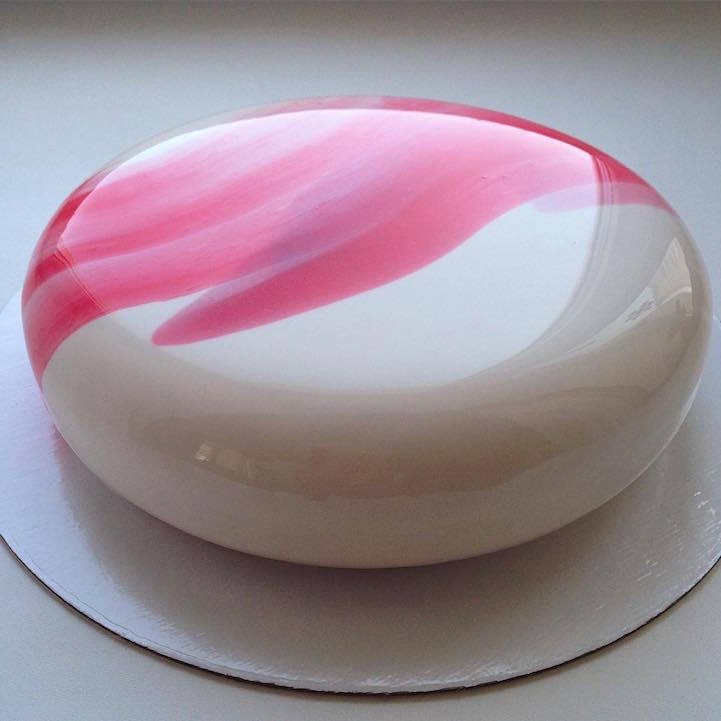 culturenlifestyle:  Hypnotic Cakes Resemble Candy Colored Marble Russian confectioner