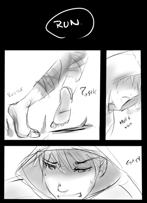 dame-enzetto:Idea I’m playing around with. Don’t know If I’ll continue it or not.Basically RotG AU w