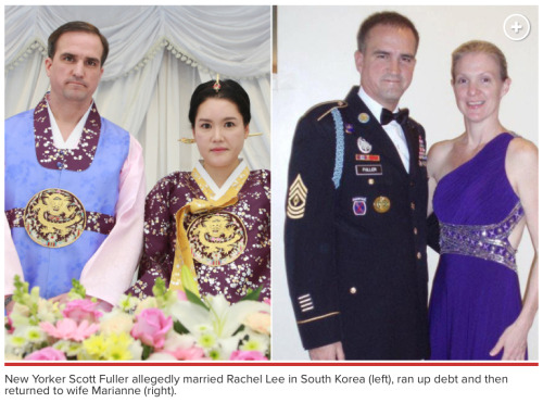 bopeep: sirui: gayhughhefner: be-blackstar: tashabilities: toxicmilitary: GI marries Korean woman, l