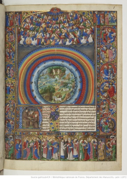 Title: Super Genesim - Super Deuteronomum Author: Nicolaus de Lyra (1270?-1340?)Illuminator: Maître 