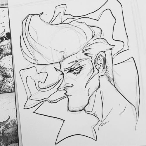 Working on some pieces for the HeART show this weekend with @chibicabra  . . . . #inked #characterde