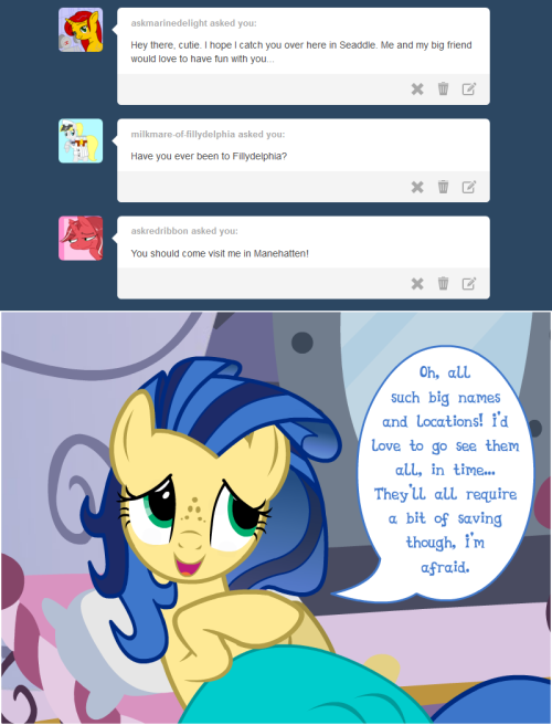 milkmare-of-trottingham:  Much talk of manestyling happened afterwards.  x3