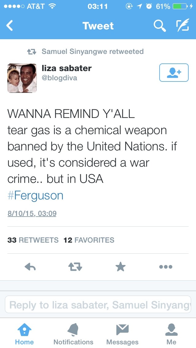 khealywu:  thelifeofyan:  Tonight in Ferguson  fuck 