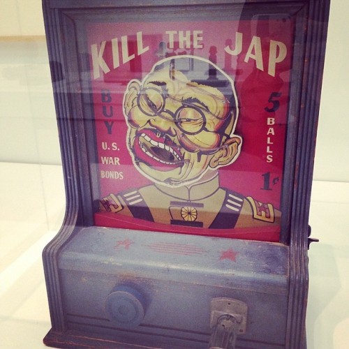“Kill the Japs” children’s game produced in the US during WWII. Featured in Todd Oldham’s exhibition “Bummer” at #wolfsonian #powerofdesign