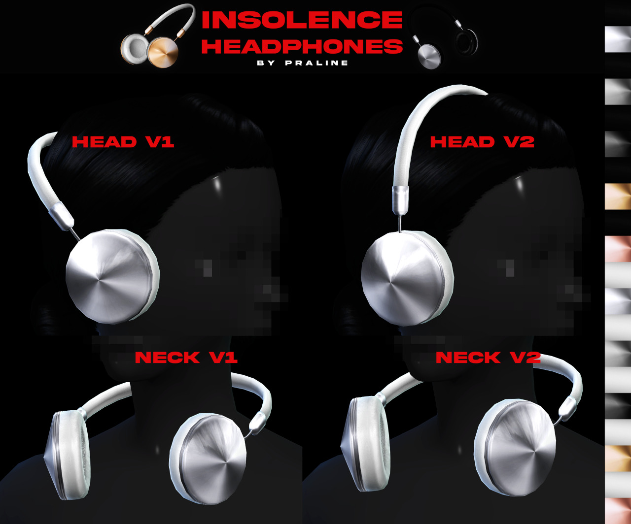 Insolence Headphones The Sims 4 Create A Sim Curseforge