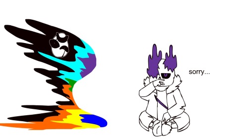 Is It Wrong To Have A Canon Where The Rainbow Coming Out Of Color San's Head Just Shoots Out Of His Skull