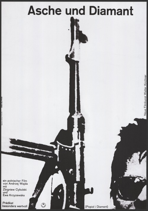 grupaok:Andrzej Wajda, Popiół i diament (Ashes and Diamonds), poster, 1958