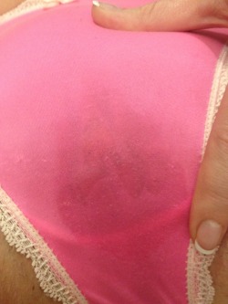 Hornynurse32:  Hornynurse32:  So Wet That I Soaked My Pretty Pink Panties And Thought