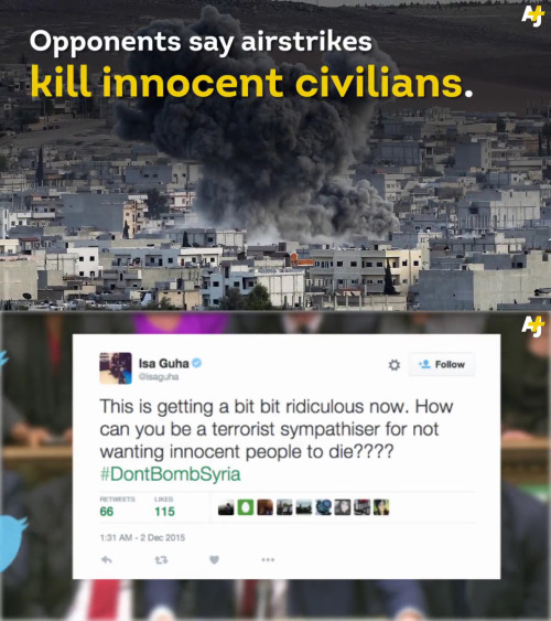 from-palestine:    Governments starting wars for “the good of the people” while a majority are against it. “Trying to kill terrorist while killing innocent civilians makes you a terrorist. You cannot make the loss of innocent lives just collateral