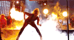 lmregui:  Lady Gaga, Metallica - Moth Into Flame (Dress Rehearsal for the 59th GRAMMYs)  