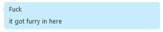 hainue:  me: *appears* group chat: 