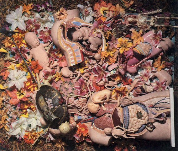 lithium67:  Kurt Cobain’s amazing art for “In Utero”. 