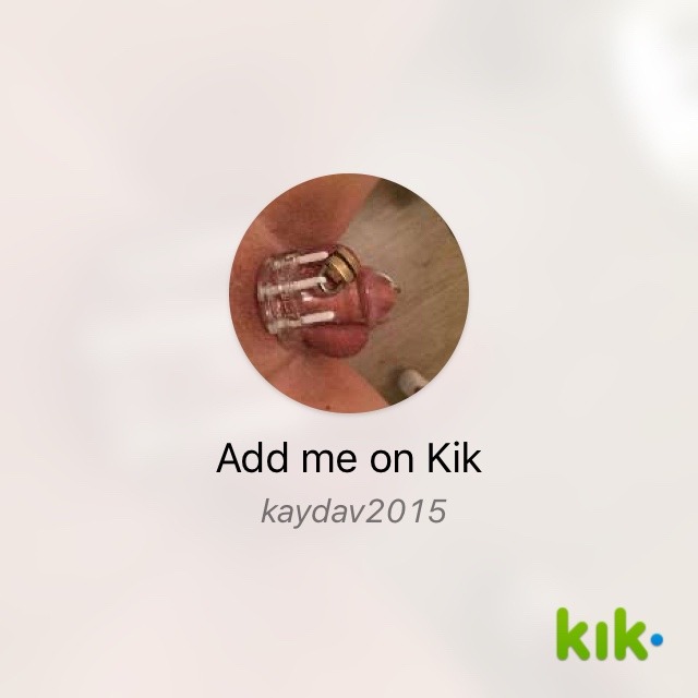 Hey! I&rsquo;m on #Kik - my username is &lsquo;kaydav2015&rsquo; kik.me/kaydav2015