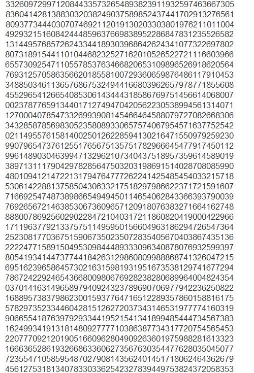 thefrogman:  Pi is infinite and irrational. At some point everything in the universe
