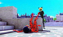 marinettas:Our beloved guardians of Paris: Ladybug and Chat Noir