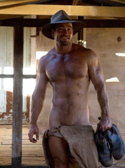 bizarrecelebnudes:  Paul Freeman - Aussie