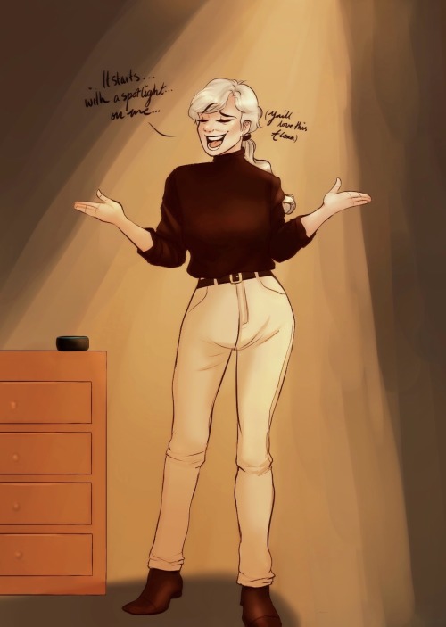 I Can't Believe It Took Me, A Fem AU Lover, This Long To Draw Fem!Hidgens Smh