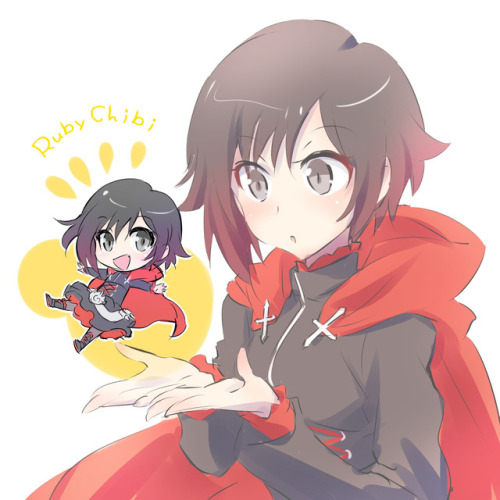 red-like-roses:jesper-mojo:Red rose Garden@tsundere-bellwether Ruby as… Ruby!